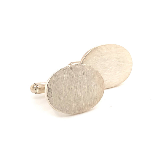 Tiffany & Co. Estate Cufflinks Sterling Silver 925 15.3 Grams TIF20 - Certified Fine Jewelry