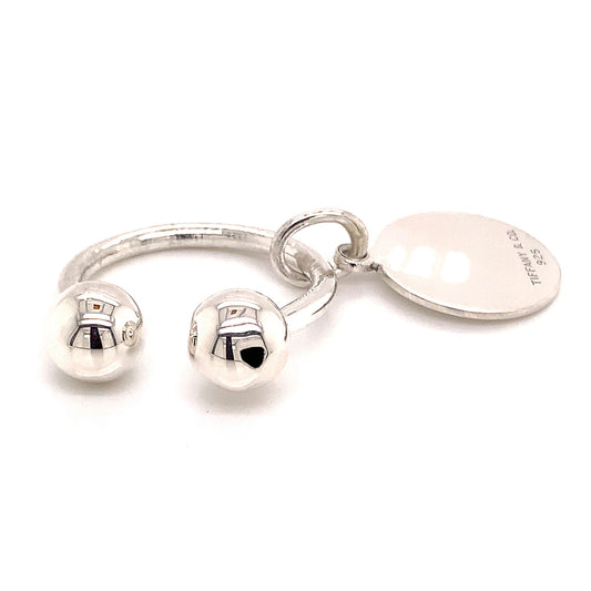 Tiffany & Co Estate Sterling Silver Keychain 9.2 Grams TIF147 - Certified Fine Jewelry