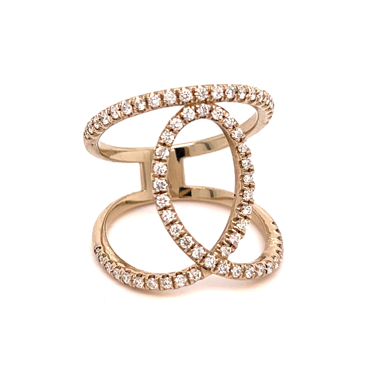 Diamond Ring 14k Gold 0.85 TCW Size 9.25 Certified $5,950 215643 - Certified Fine Jewelry
