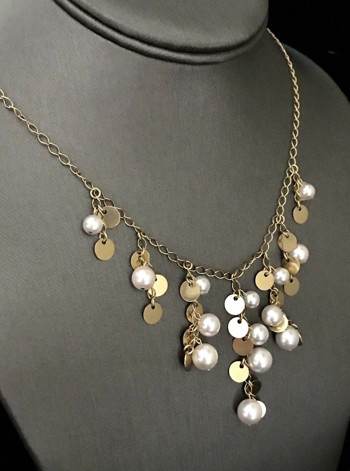 Akoya Pearl 14k Gold Necklace 8 mm 17" Italy Certified $3,950 817023 - Certified Fine Jewelry