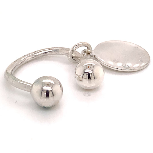 Tiffany & Co Estate Sterling Silver Keychain 9.2 Grams TIF151 - Certified Fine Jewelry
