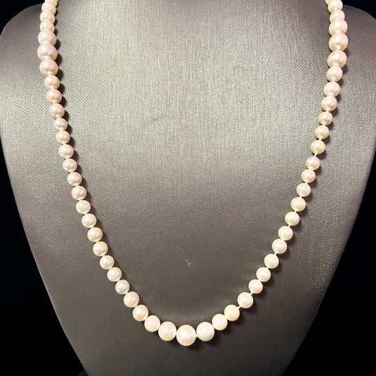 Akoya Pearl Necklace 28.5" 14k Gold 8.50 mm Certified $4,950 215646 - Certified Fine Jewelry