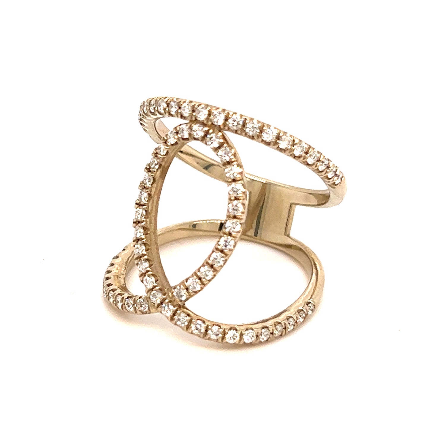 Diamond Ring 14k Gold 0.85 TCW Size 9.25 Certified $5,950 215643 - Certified Fine Jewelry