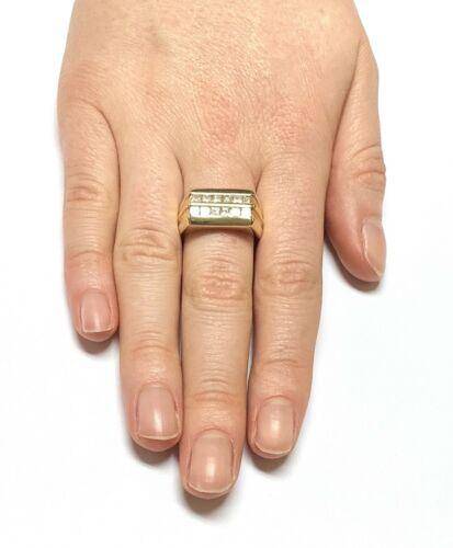 Diamond Ring 14k Gold 2 CTS Princess Cut Unisex Certified $4,200 606238 - Certified Fine Jewelry