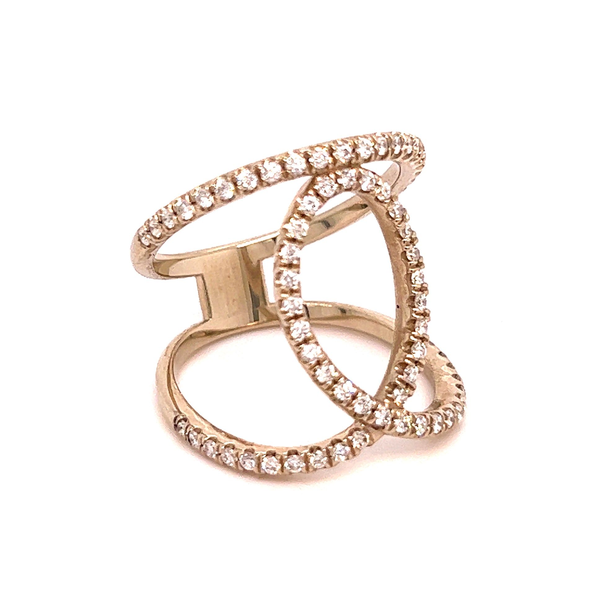 Diamond Ring 14k Gold 0.85 TCW Size 9.25 Certified $5,950 215643 - Certified Fine Jewelry