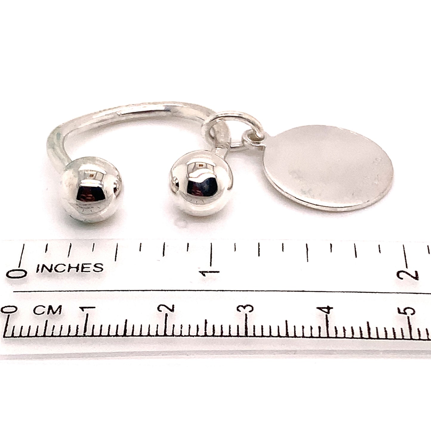 Tiffany & Co Estate Sterling Silver Keychain 9.2 Grams TIF151 - Certified Fine Jewelry