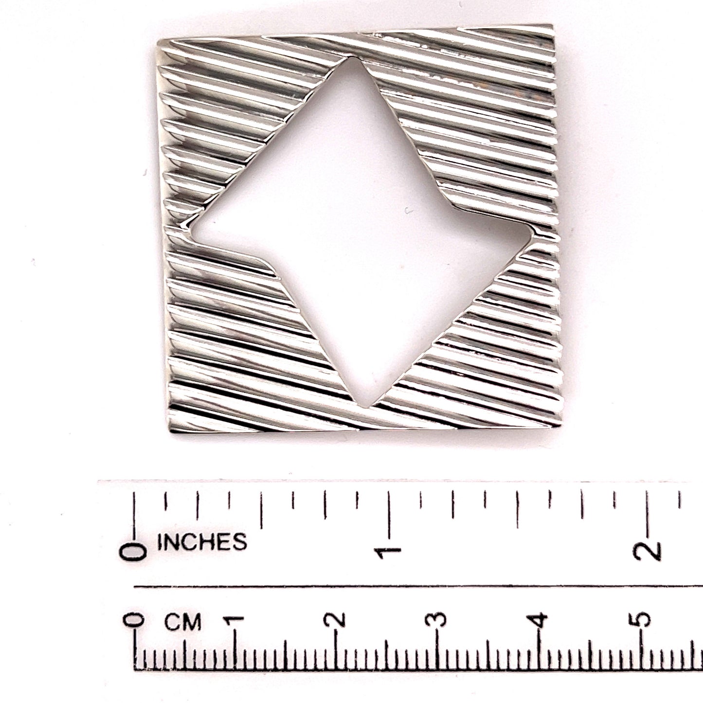 Tiffany & Co Estate Abstract Brooch Sterling Silver 14.8 Grams TIF221 - Certified Fine Jewelry