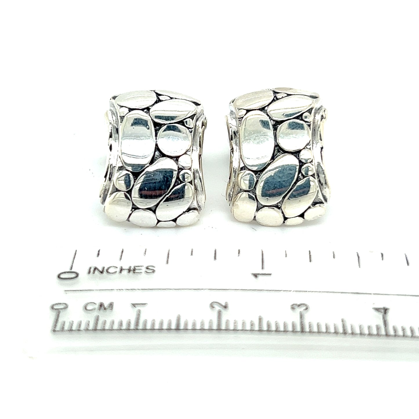 John Hardy Estate Men Cufflinks Sterling Silver JH7 - Certified Fine Jewelry