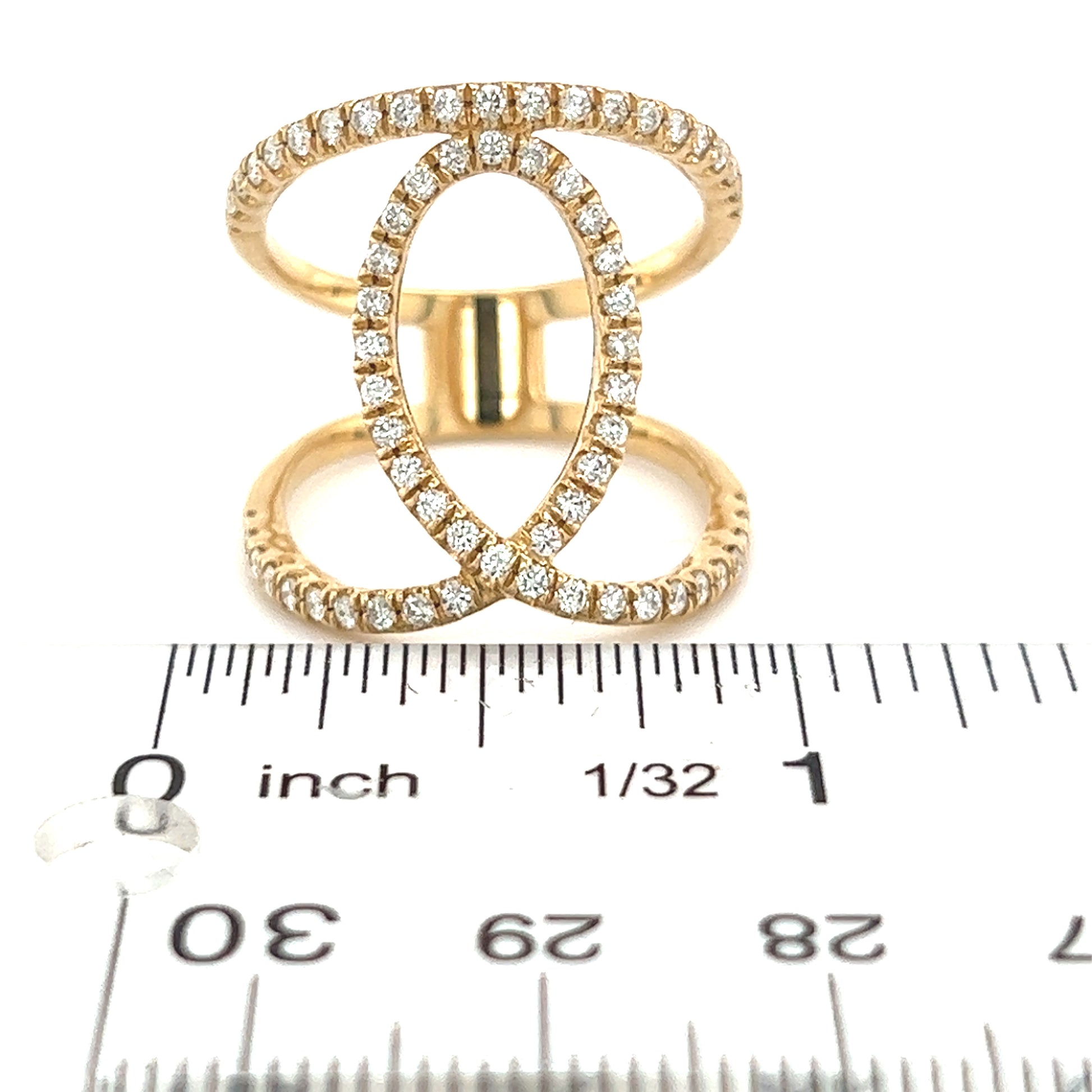 Diamond Ring Size 9.25 14k Gold 0.85 TCW 7.02 Grams Certified $5,950 215418 - Certified Fine Jewelry