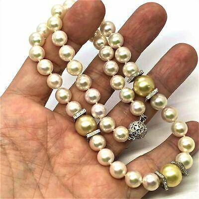 South Sea Akoya Pearl Necklace 14k Gold 11.60 mm 18" Certified $12,950 920745 - Certified Fine Jewelry