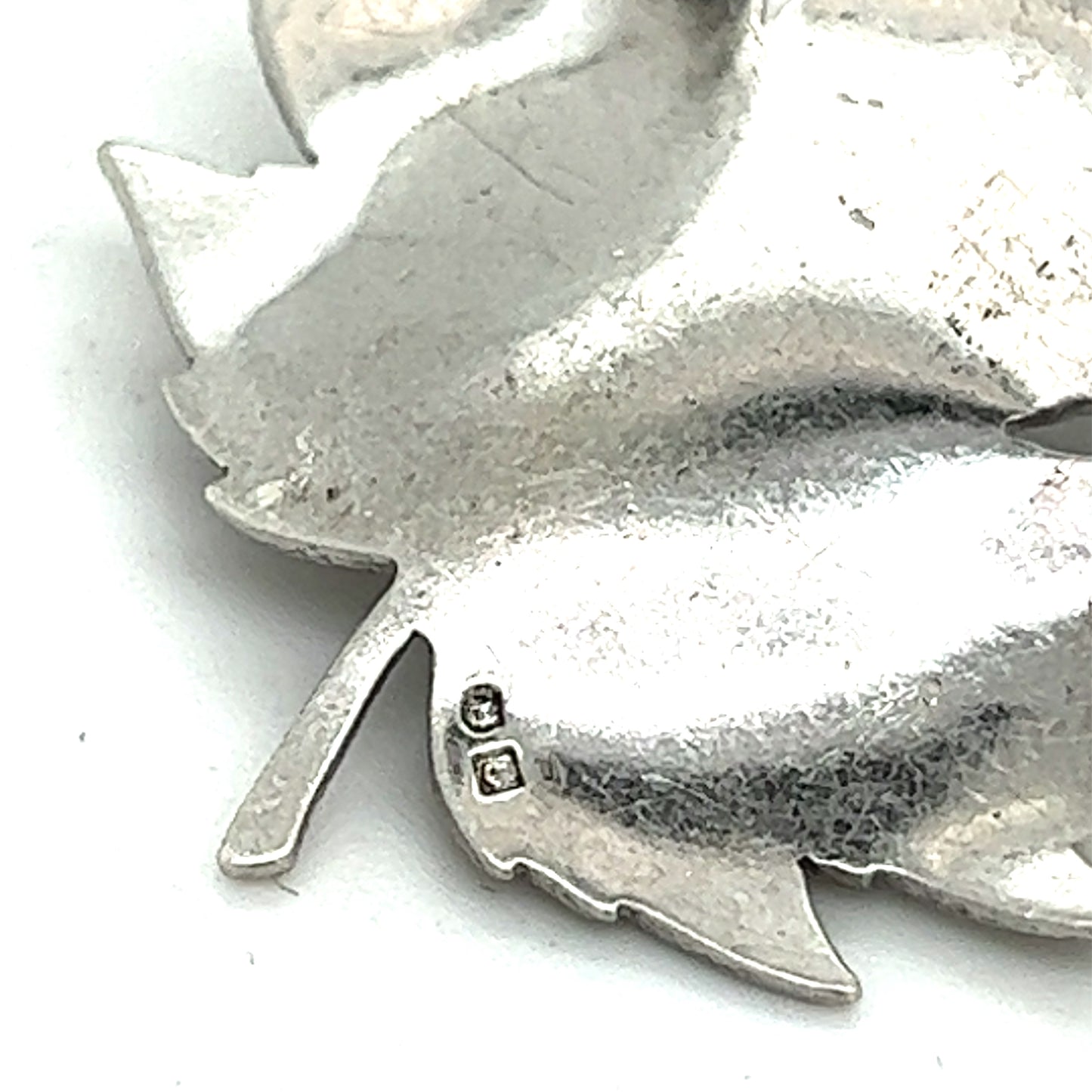 Mikimoto Estate Akoya Pearl Leaf Brooch Pin Sterling Silver 6.65 mm M297 - Certified Fine Jewelry