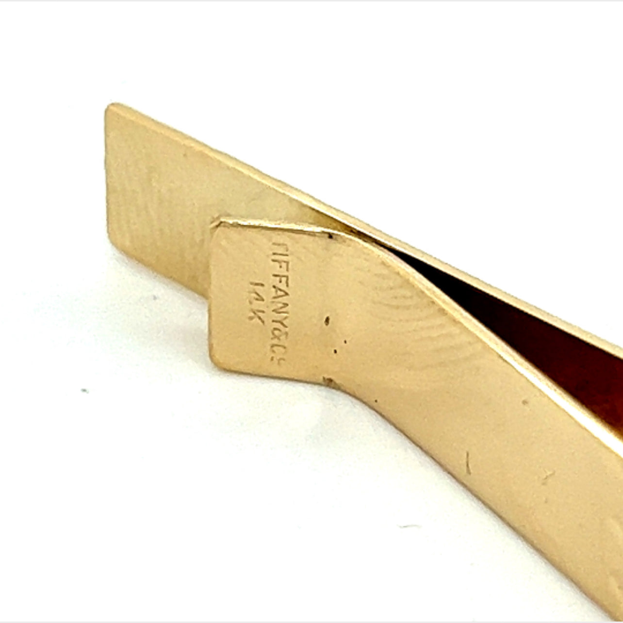 Tiffany & Co Estate Tie Clip 1 10/16 14k Y Gold TIF333 - Certified Fine Jewelry
