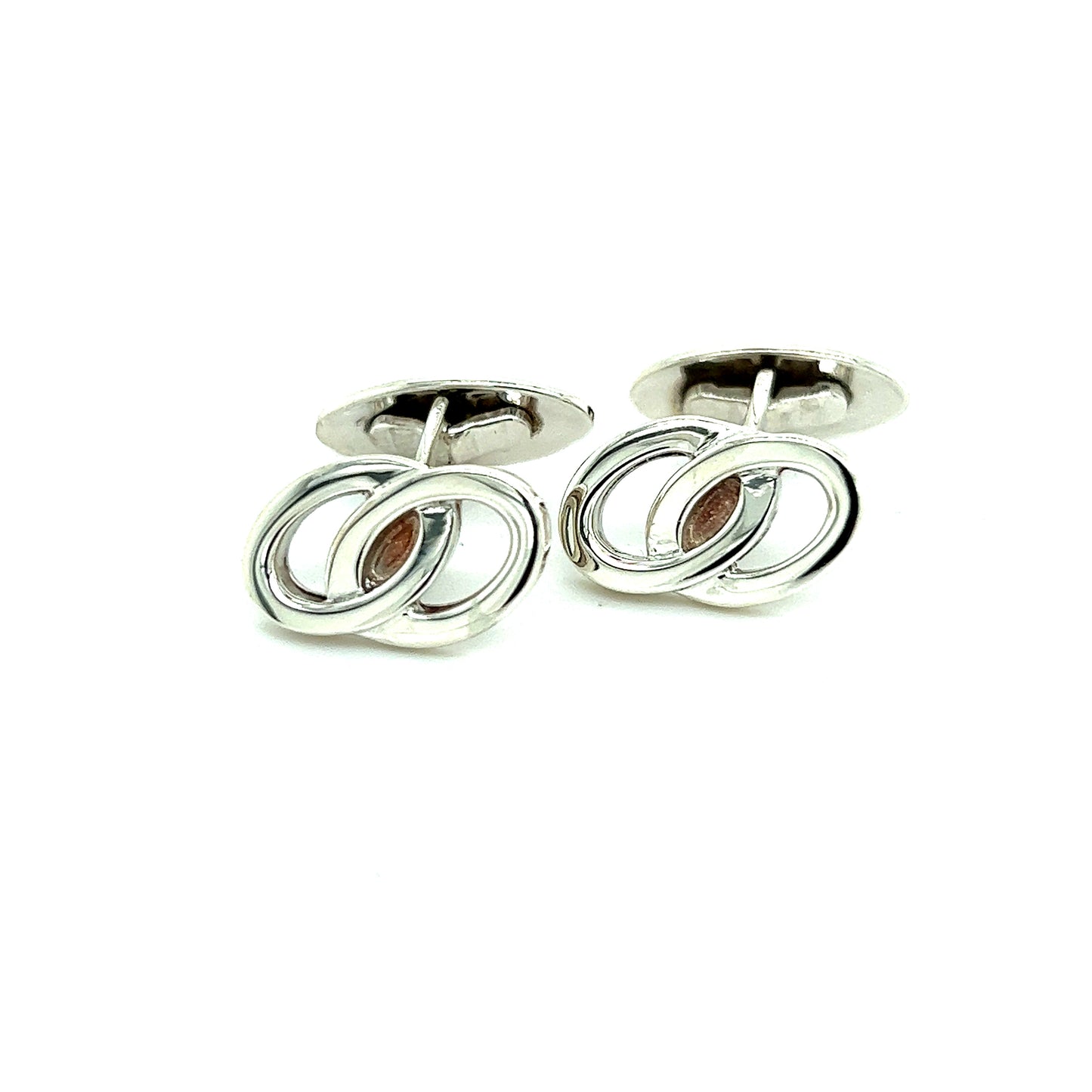 Tiffany & Co Estate Cufflinks Sterling Silver TIF335 - Certified Fine Jewelry
