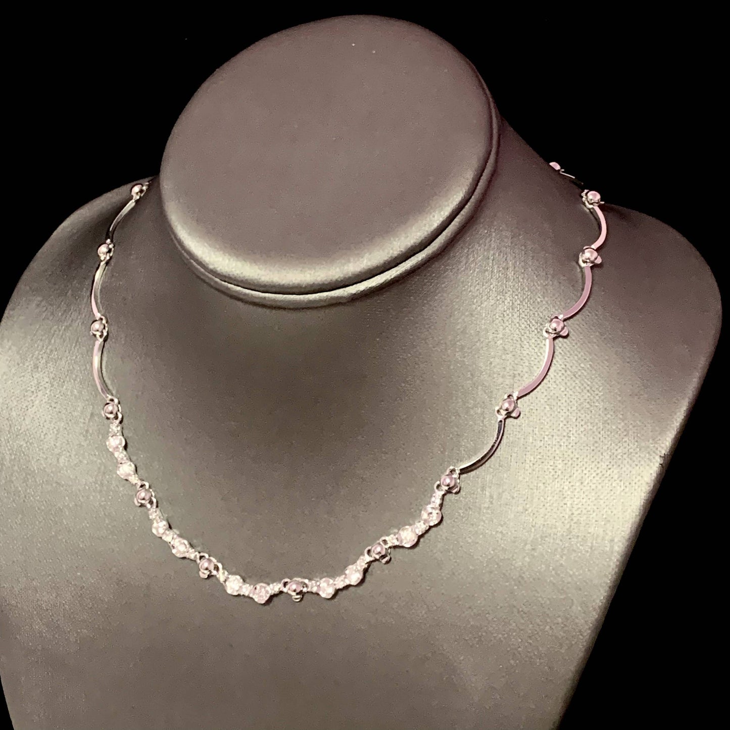 Diamond 14k Gold Necklace 1.5 CT 16.50 inch Certified $4,950 822590 - Certified Fine Jewelry