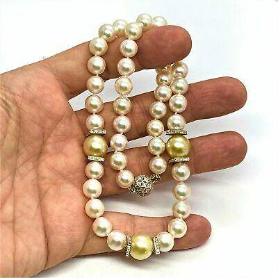 South Sea Akoya Pearl Necklace 14k Gold 11.60 mm 18" Certified $12,950 920745 - Certified Fine Jewelry