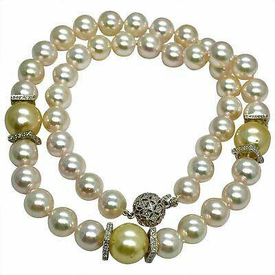 South Sea Akoya Pearl Necklace 14k Gold 11.60 mm 18" Certified $12,950 920745 - Certified Fine Jewelry