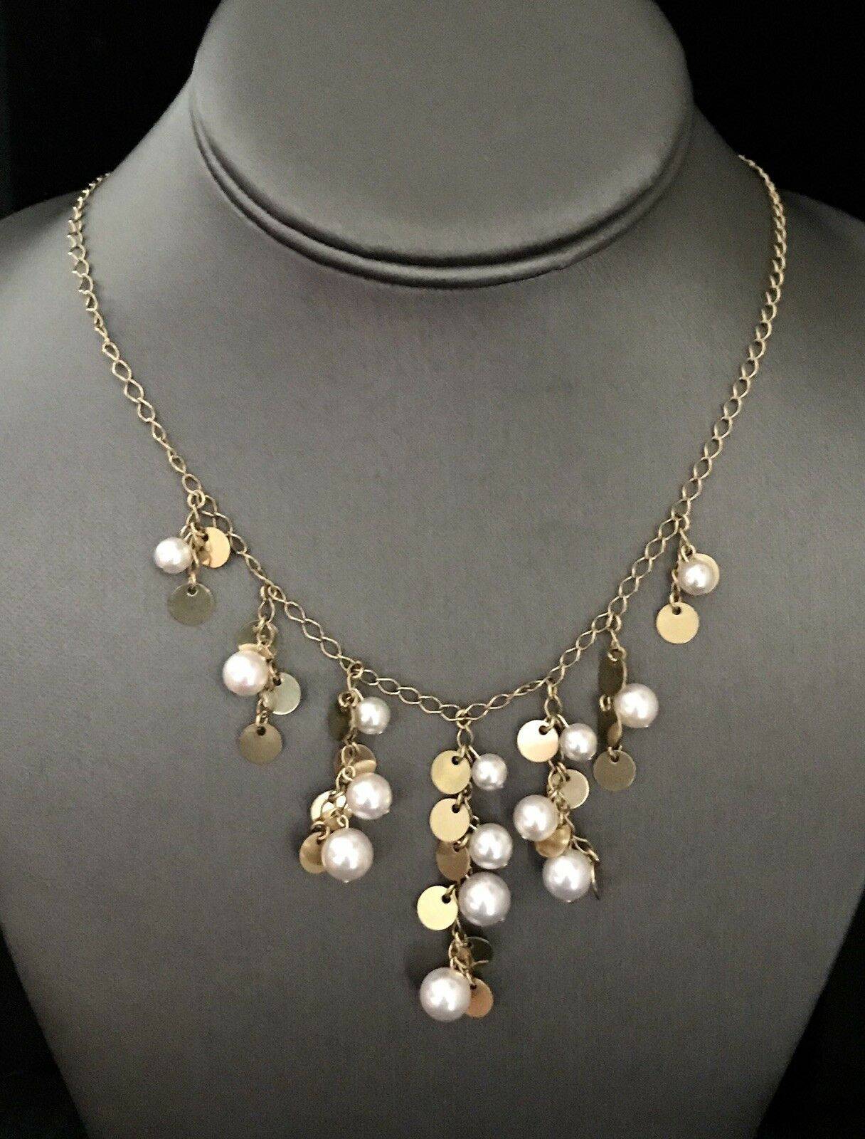 Akoya Pearl 14k Gold Necklace 8 mm 17" Italy Certified $3,950 817023 - Certified Fine Jewelry