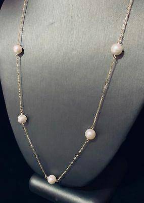 Akoya Pearl Necklace 8.5-8 mm 14k Gold 39.25" Women Certified $2,200 721481 - Certified Fine Jewelry