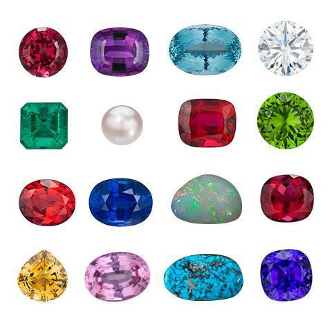 BIRTHSTONES FOR EACH MONTH