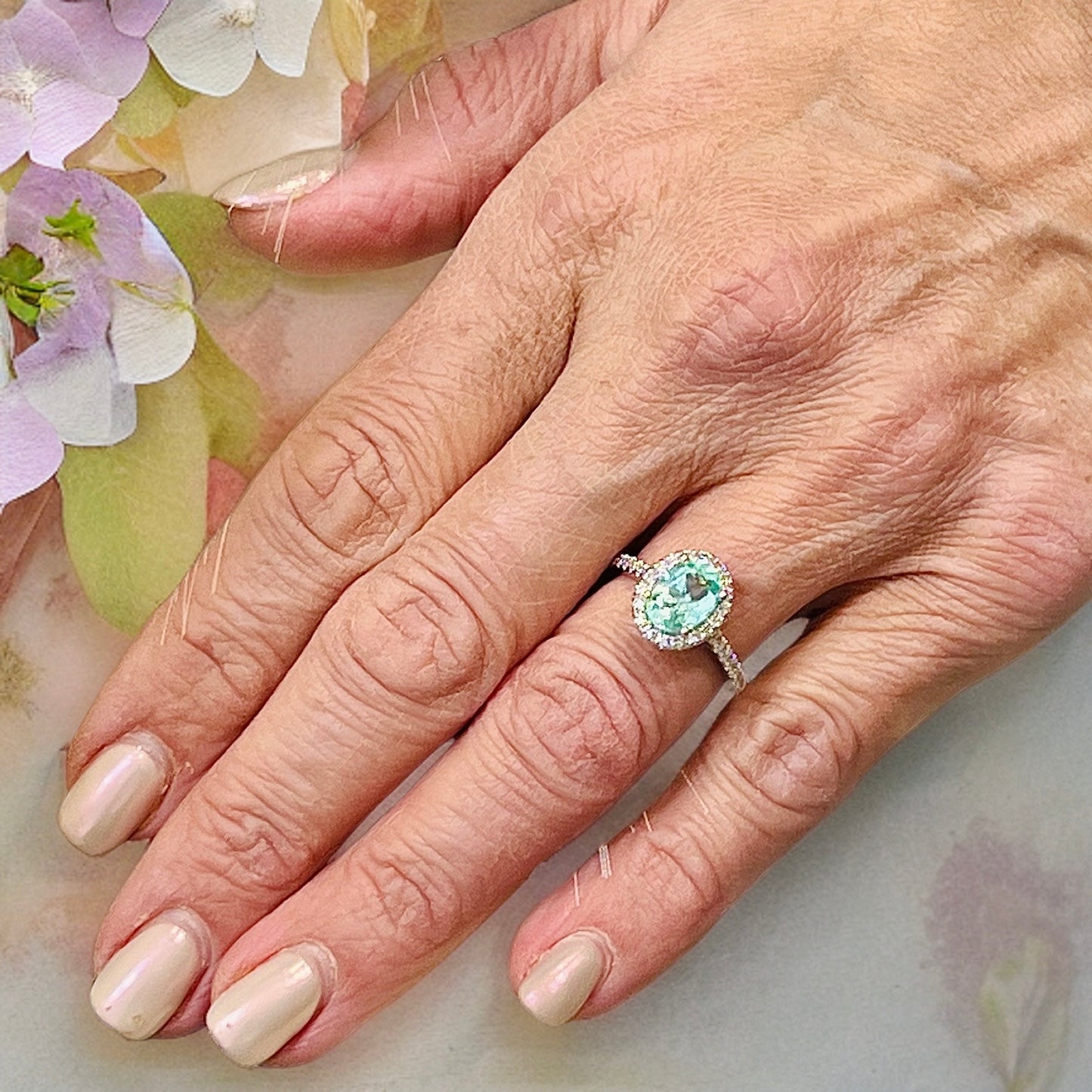 Natural Colombian Emerald Diamond Ring Size 6.5 14k W Gold 2.98 TCW Certified $6,790 218110 - Certified Fine Jewelry
