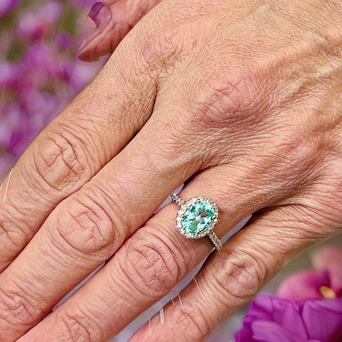 Natural Colombian Emerald Diamond Ring Size 6.5 14k W Gold 2.98 TCW Certified $6,790 218110 - Certified Fine Jewelry