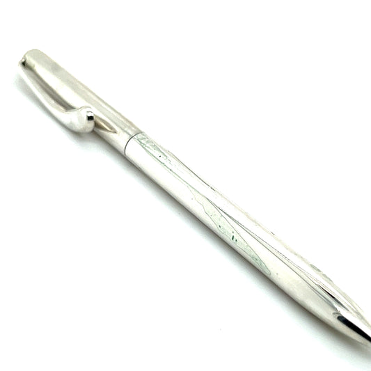 Tiffany & Co Estate Ballpoint Pen 5" Silver TIF423 - Certified Fine Jewelry