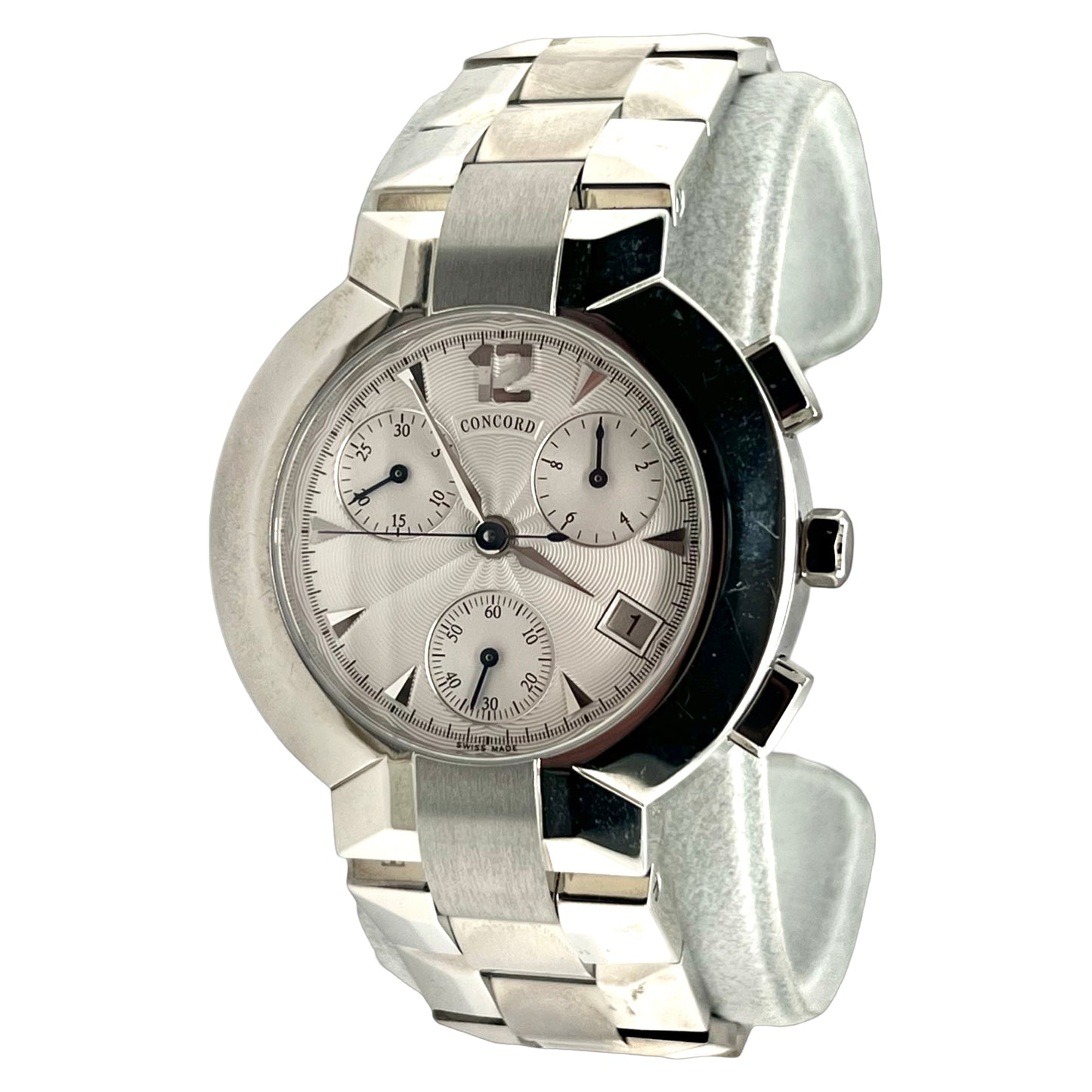 Concord La Scala Chronograph Watch Stainless Steel 38 mm C1