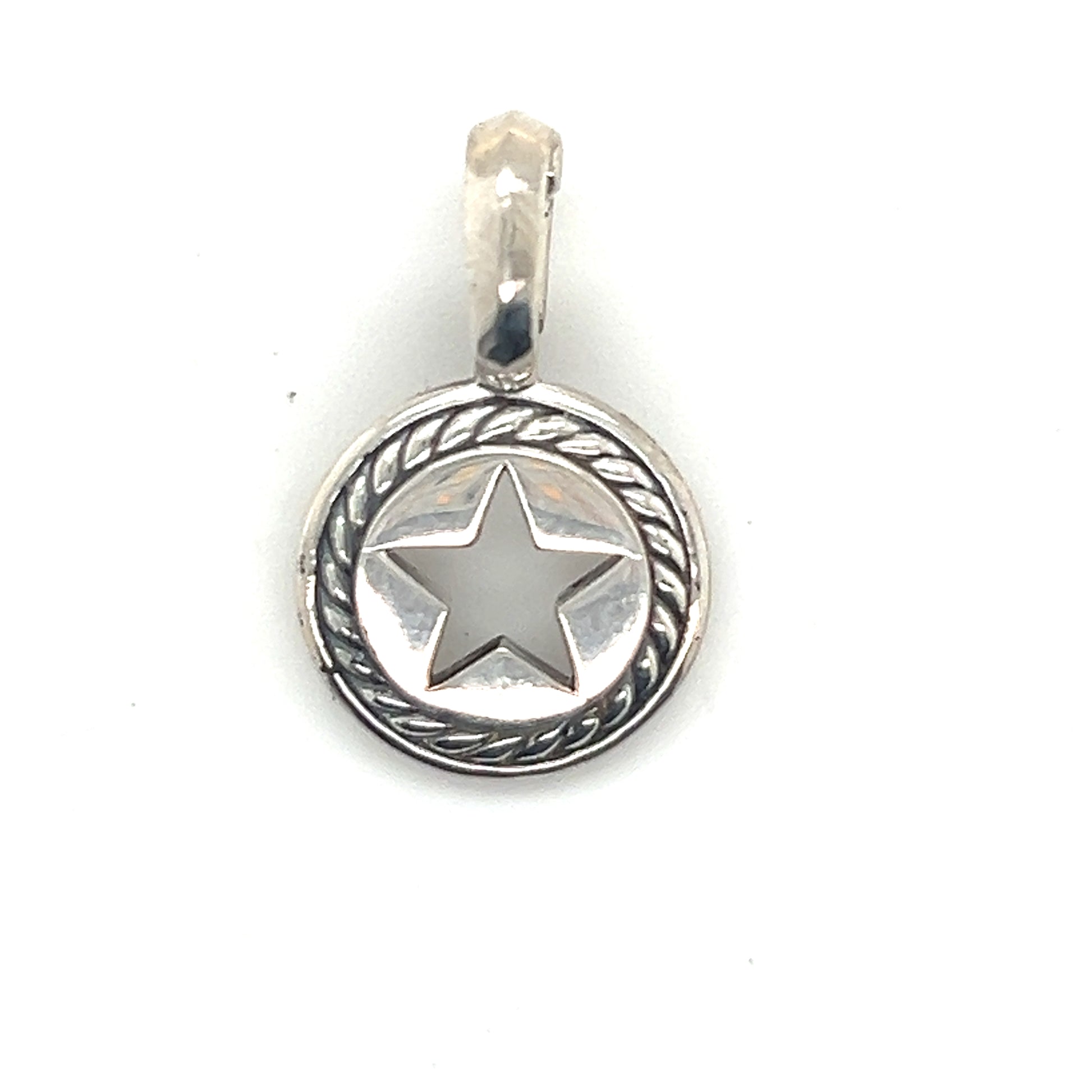 David Yurman Authentic Estate Star Pendant Silver DY463