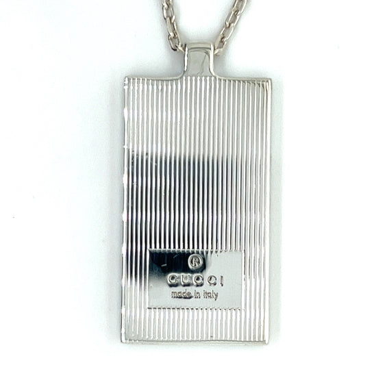 Gucci Estate Pendant Necklace 19" Silver G14 - Certified Fine Jewelry