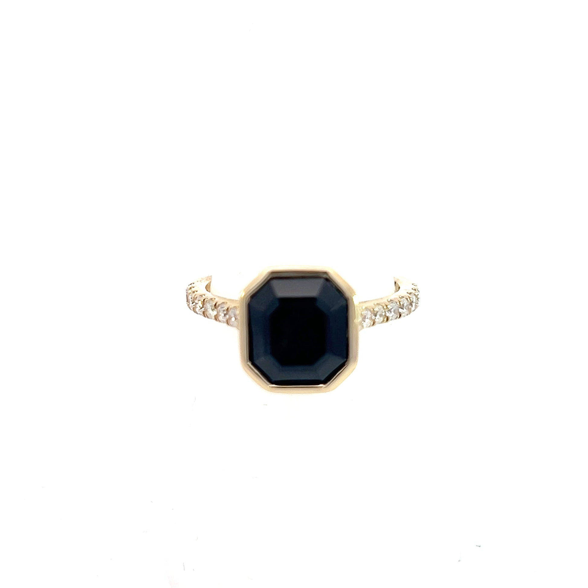 Natural Sapphire Diamond Ring 6.75 14k Yellow Gold 4.65 TCW Certified $3,950 310597