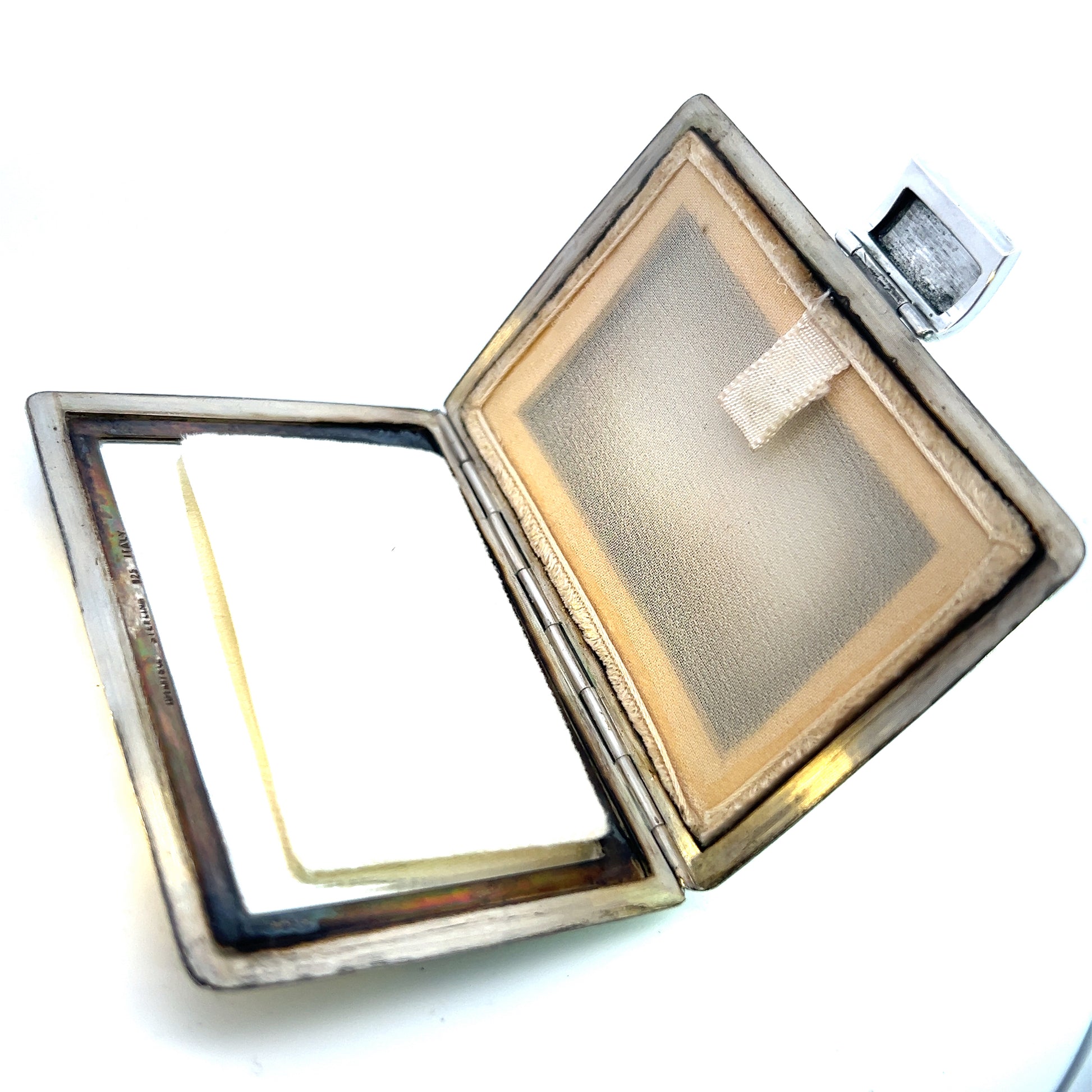 Tiffany & Co Estate Compact Powder With Mirror Sterling Silver TIF593