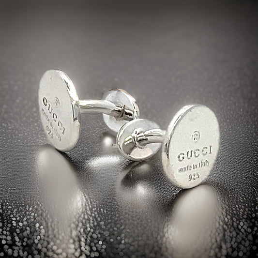 Gucci Estate Cufflinks Sterling Silver G31