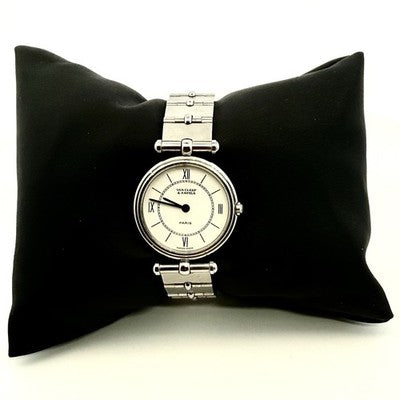 Van Cleef & Arpels La Collection 25mm White Dial Quartz Women's Watch VCA1