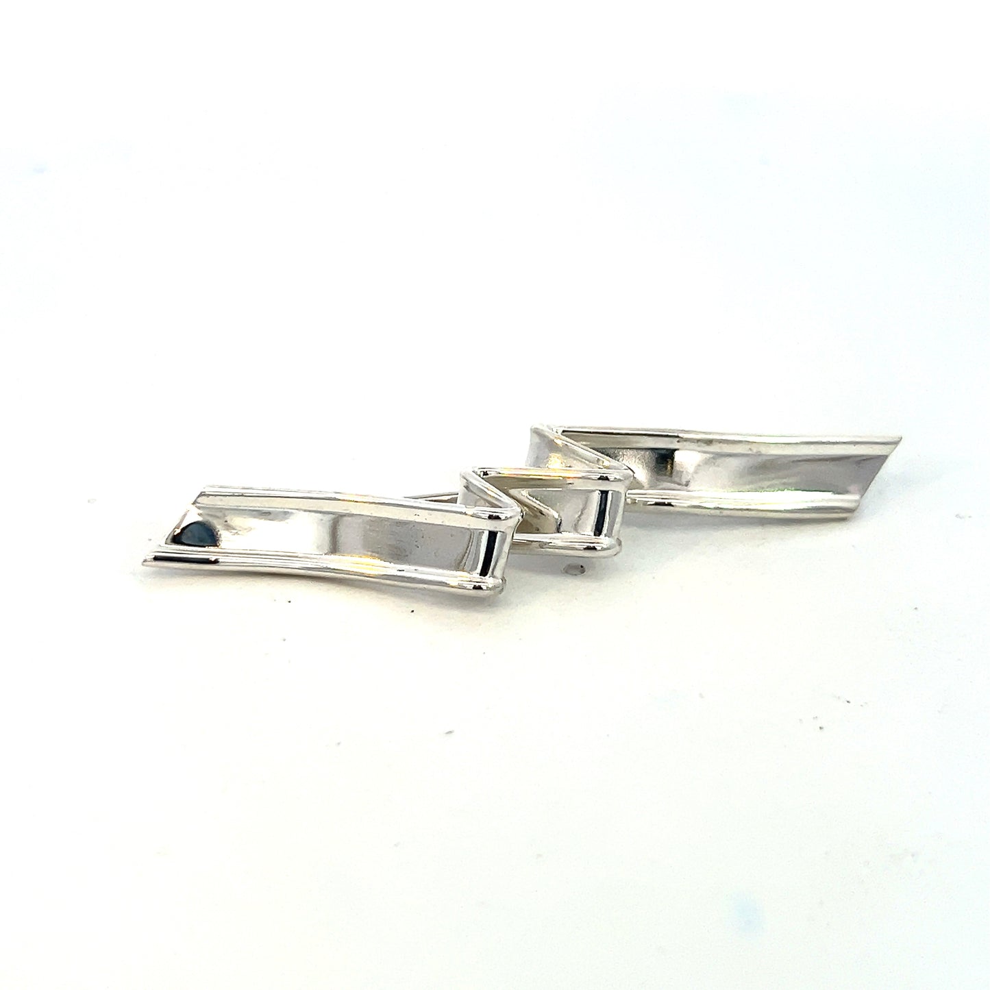 Tiffany & Co Estate Wave Brooch Sterling Silver TIF706