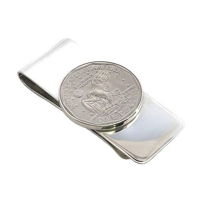 Tiffany & Co Estate One Dollar Coin Money Clip Sterling Silver TIF726