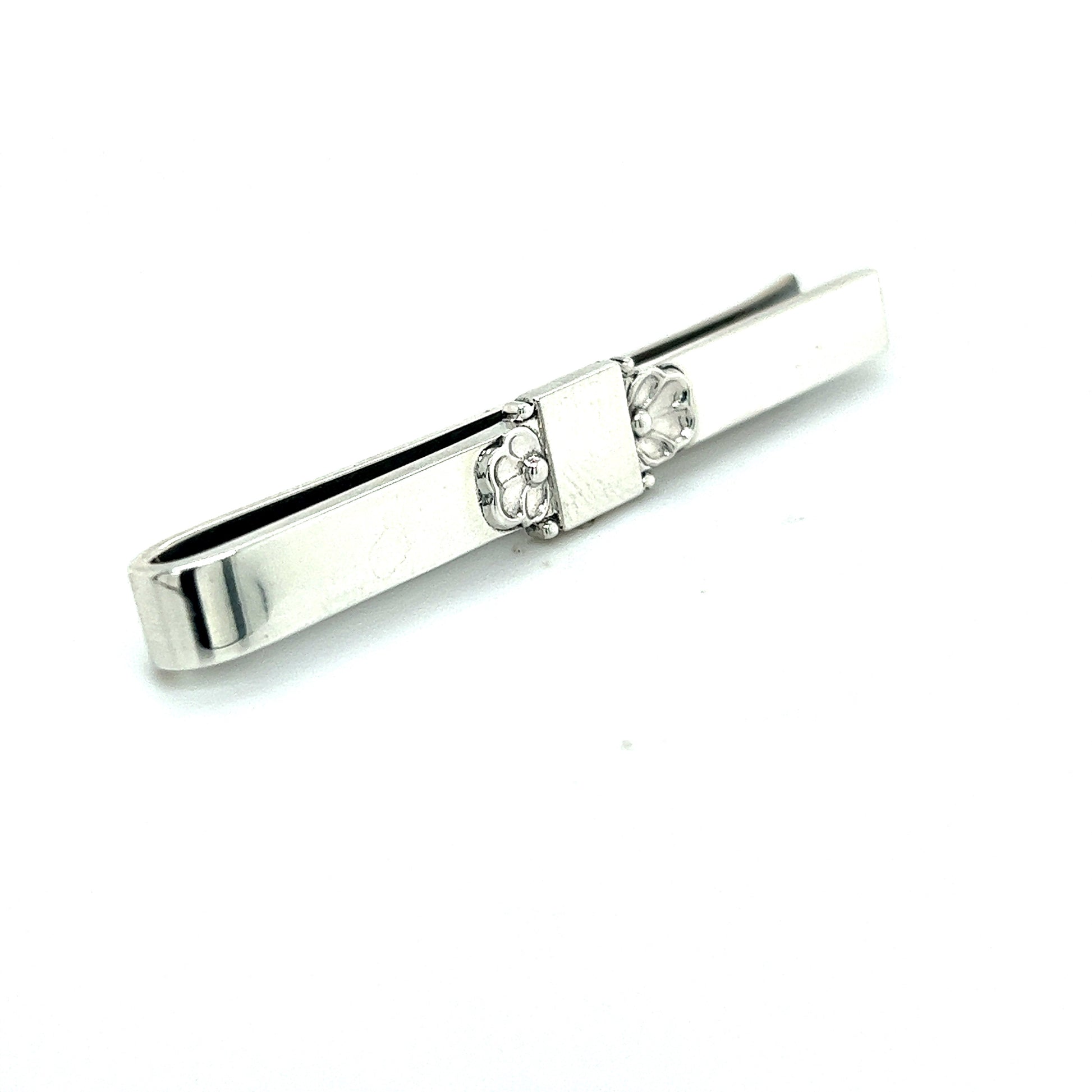 Georg Jensen Estate Mens Tie Bar 2.5" Silver GJ19 - Certified Fine Jewelry