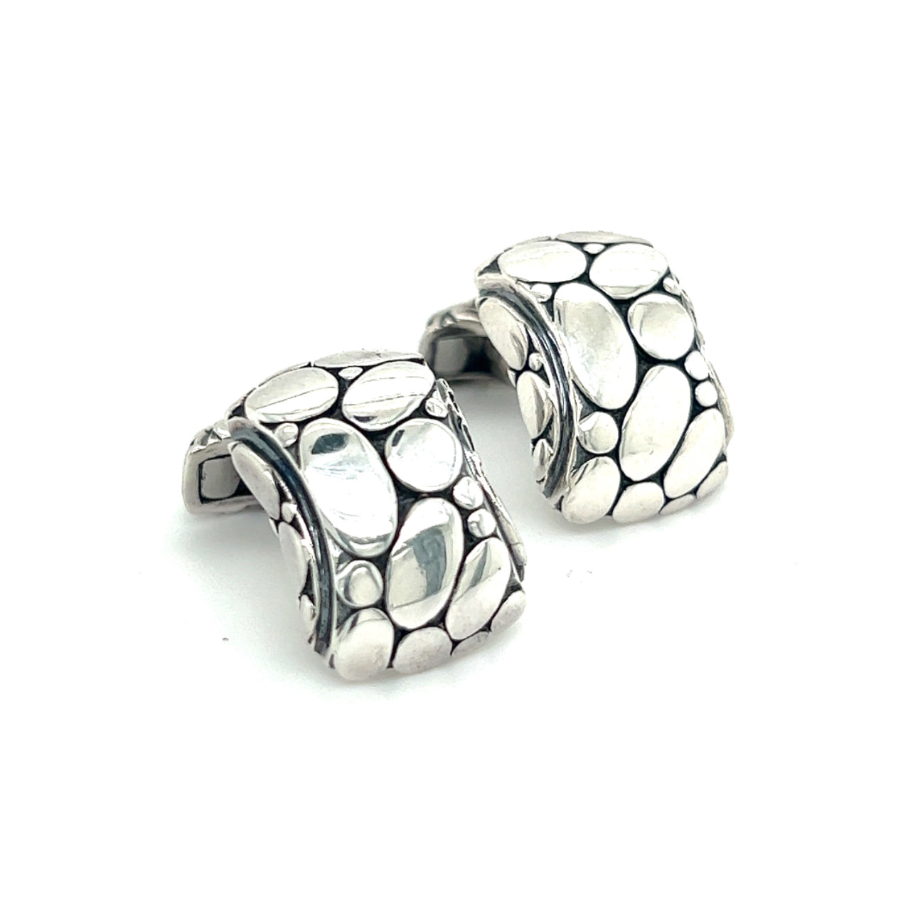 John Hardy Authentic Estate Palu Cufflinks Sterling Silver JH36