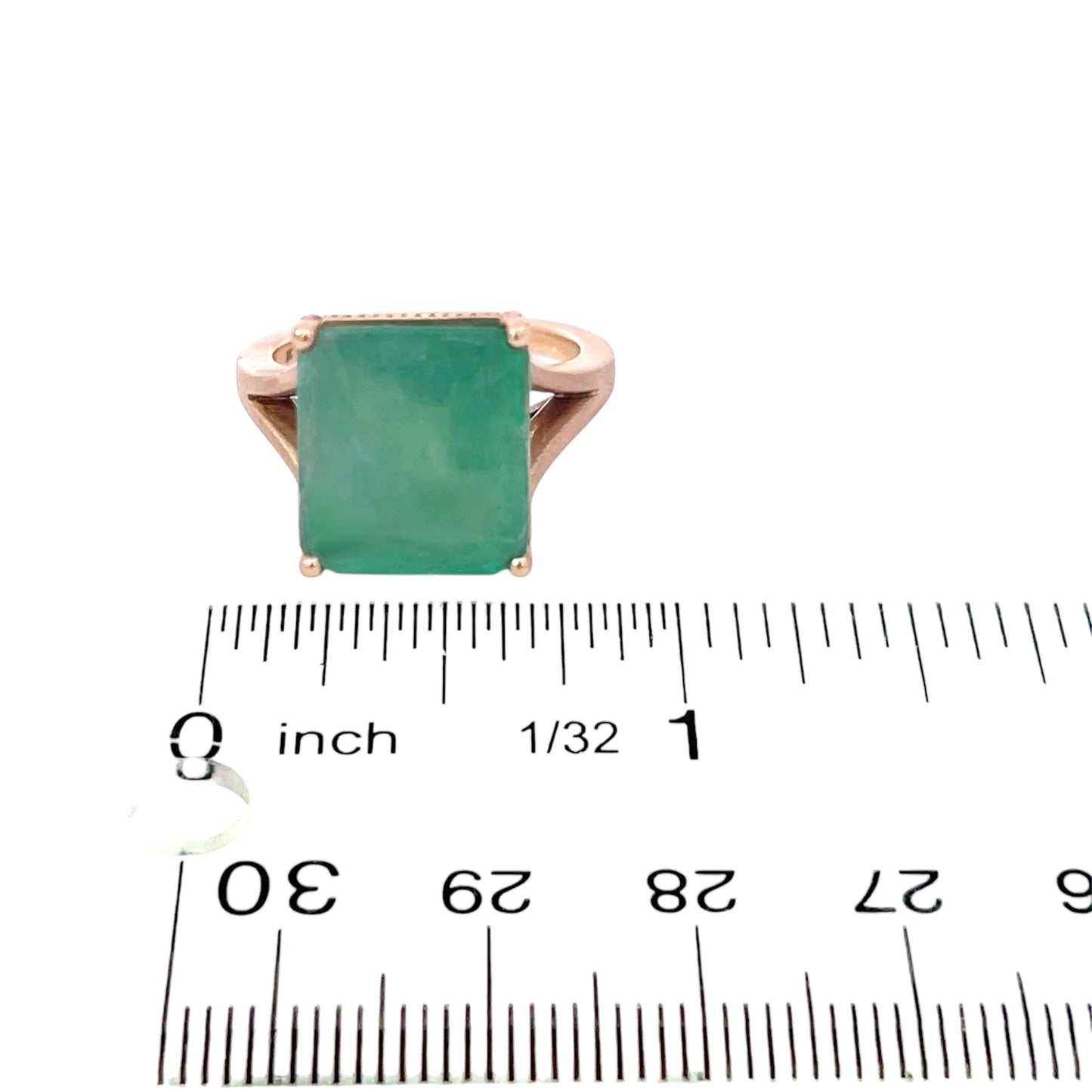 Natural Solitaire Emerald Ring 6.5 14k Yellow Gold 6.62 TCW Certified $4,950 310550