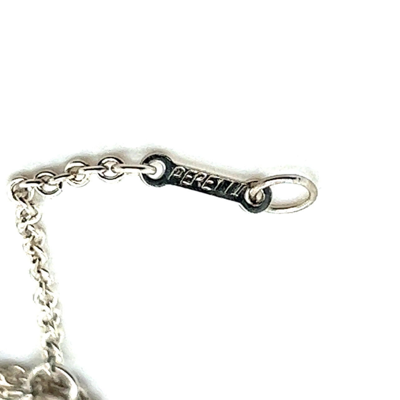 Tiffany & Co Estate Tear Drop Bracelet 7" Silver By Elsa Peritte TIF484