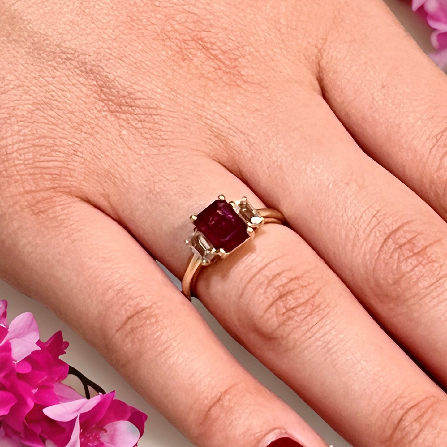 Natural Ruby Sapphire Ring 6.5 14k Y Gold 2.51 TCW Certified $3,950 310636