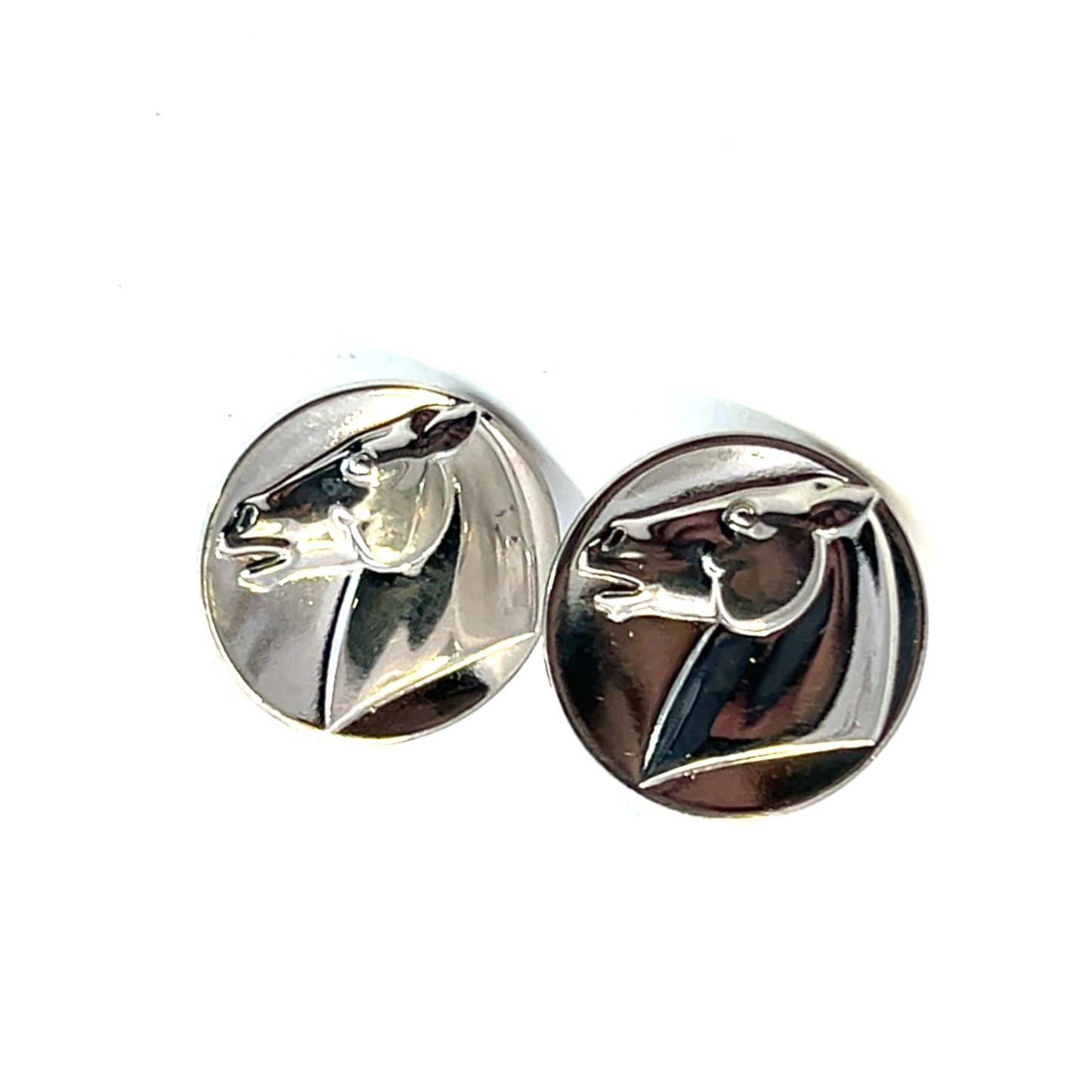 George Jensen Estate Mens Horse Cufflinks Silver GJ26