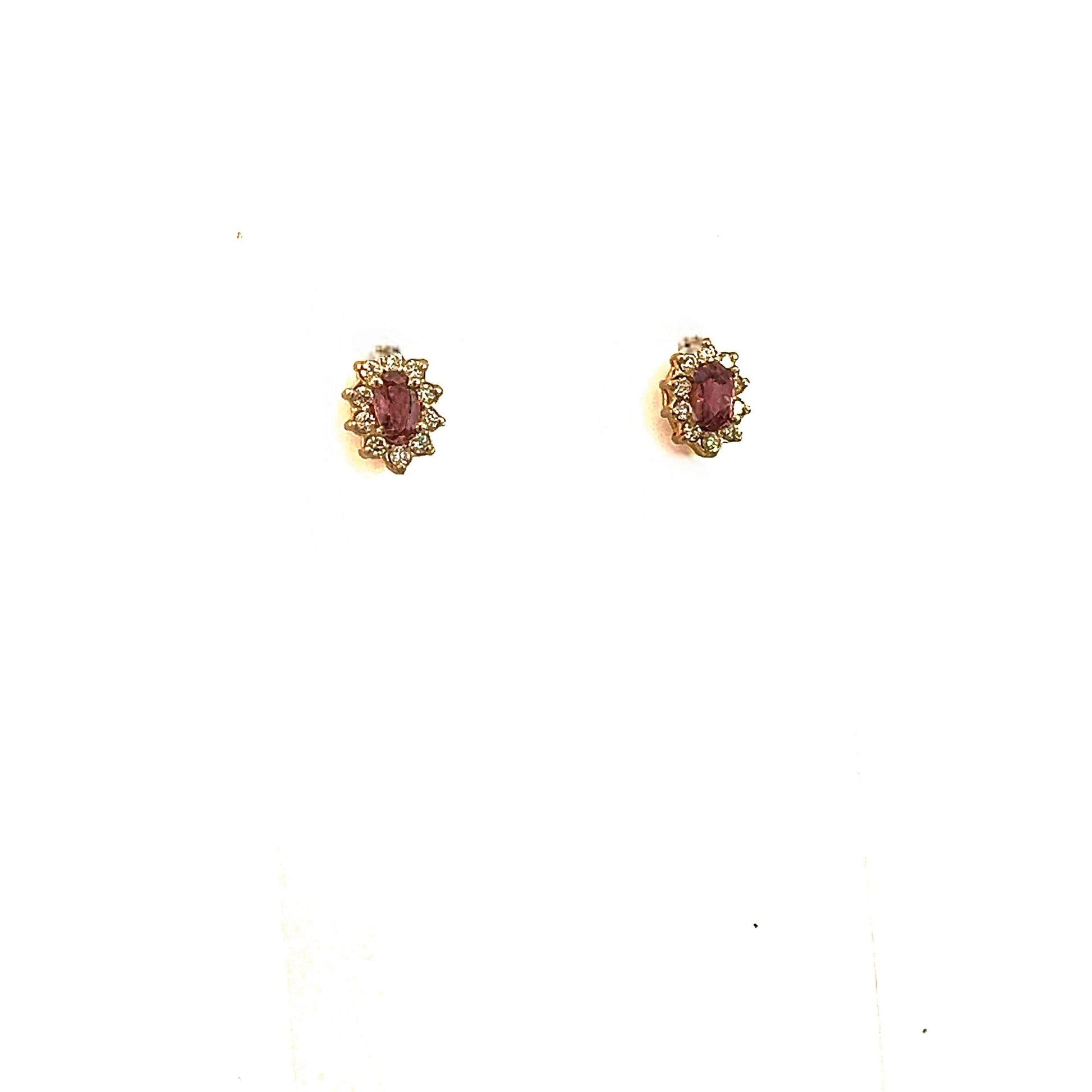 Natural Sapphire Diamond Stud Earrings 14k W Gold 0.90 TCW Certified $2,490 215609