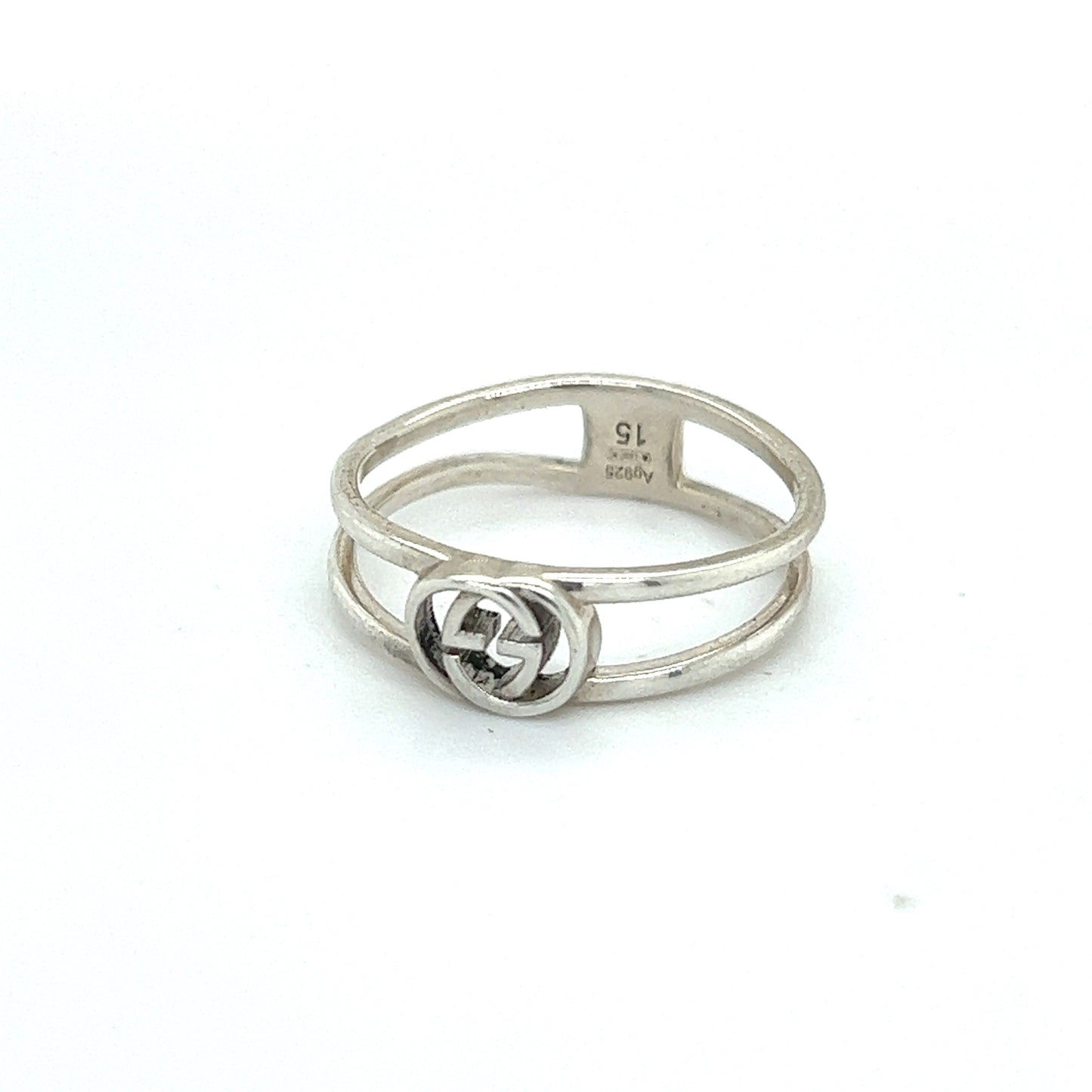 Gucci Estate Ladies Ring Size 7 Sterling Silver G16