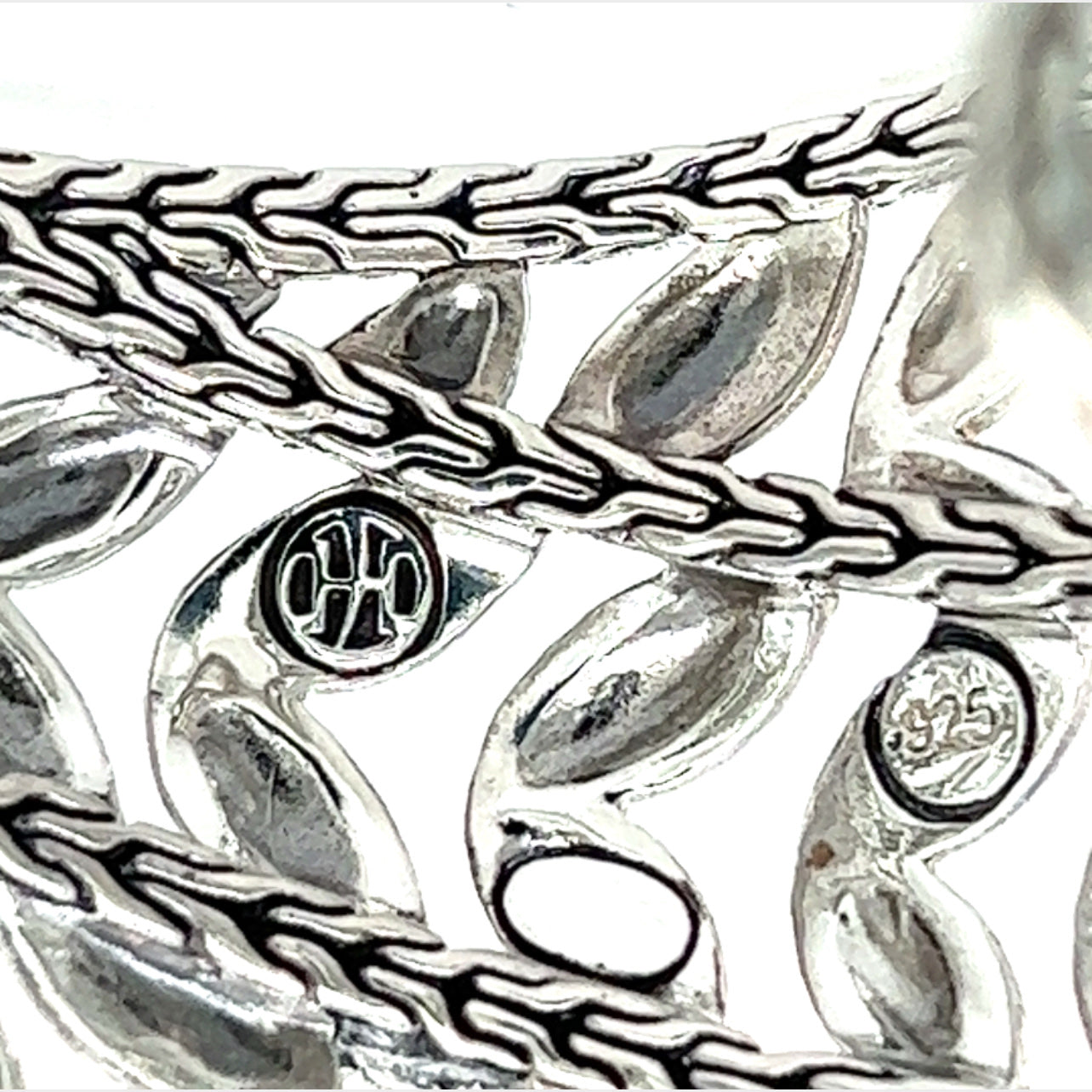 John Hardy Estate Cuff Bangle 7.5" Sterling Silver JH56 - Certified Fine Jewelry