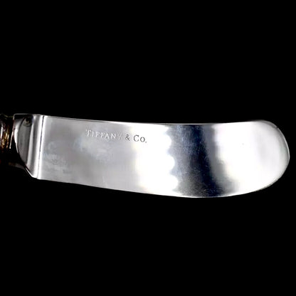 Tiffany & Co Estate Cheese Knife 7.125" & Pate Butter Spreader 6.5" Silver TIF741