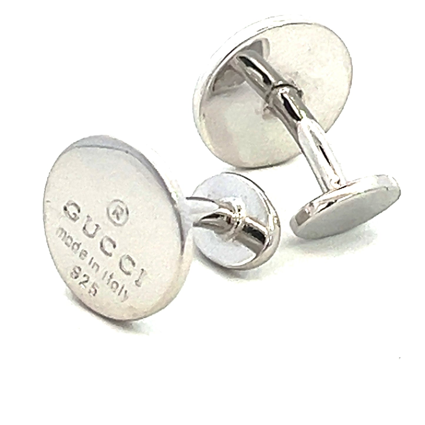 Gucci Estate Cufflinks Sterling Silver G31