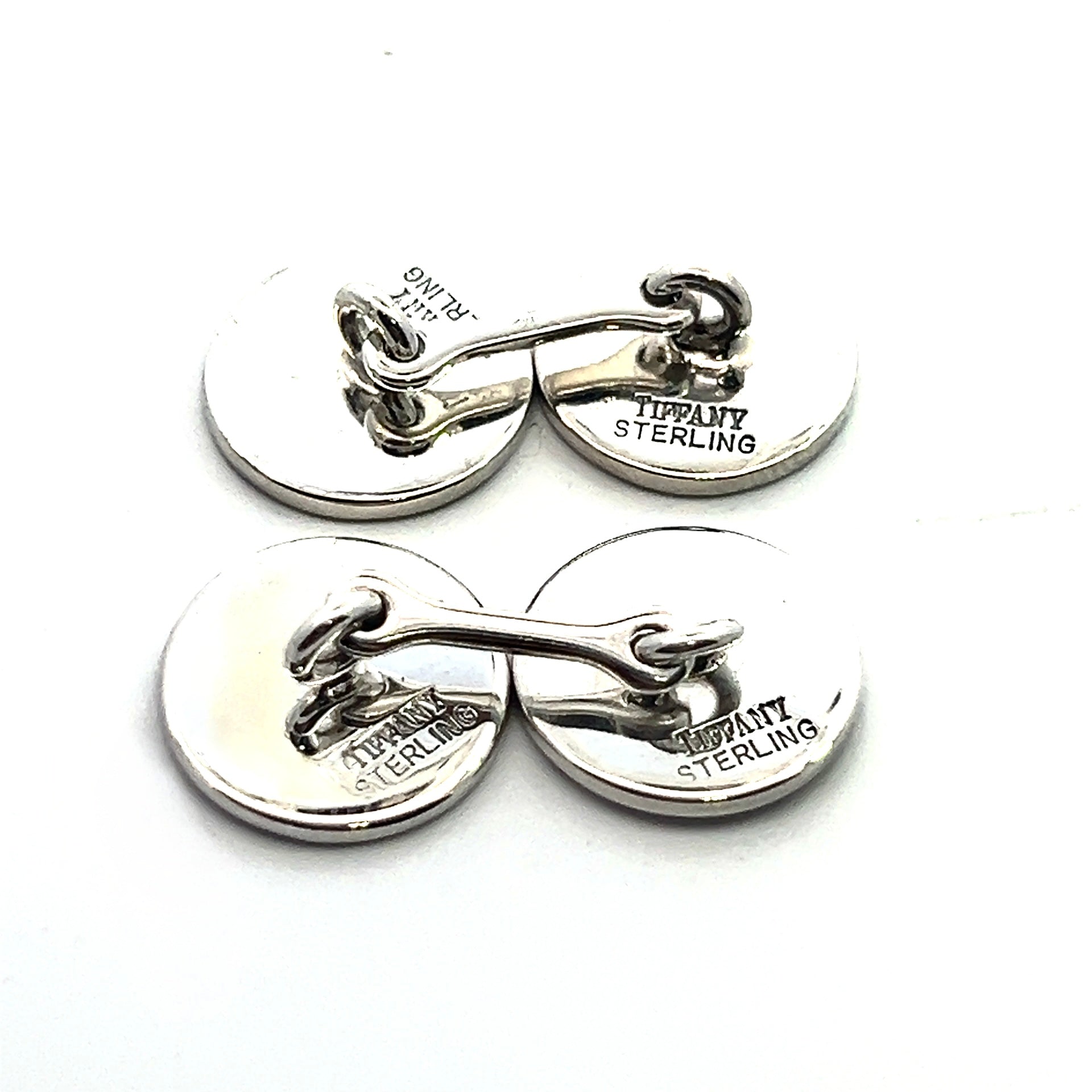 Tiffany & Co Estate Cufflinks Silver TIF721