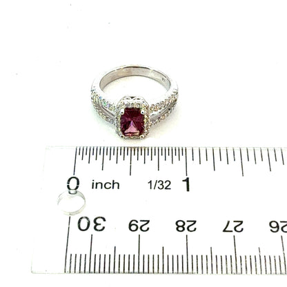 Natural Tourmaline Diamond Ring Size 6.5 14k Gold 1.36 TCW Certified $5,525 411593
