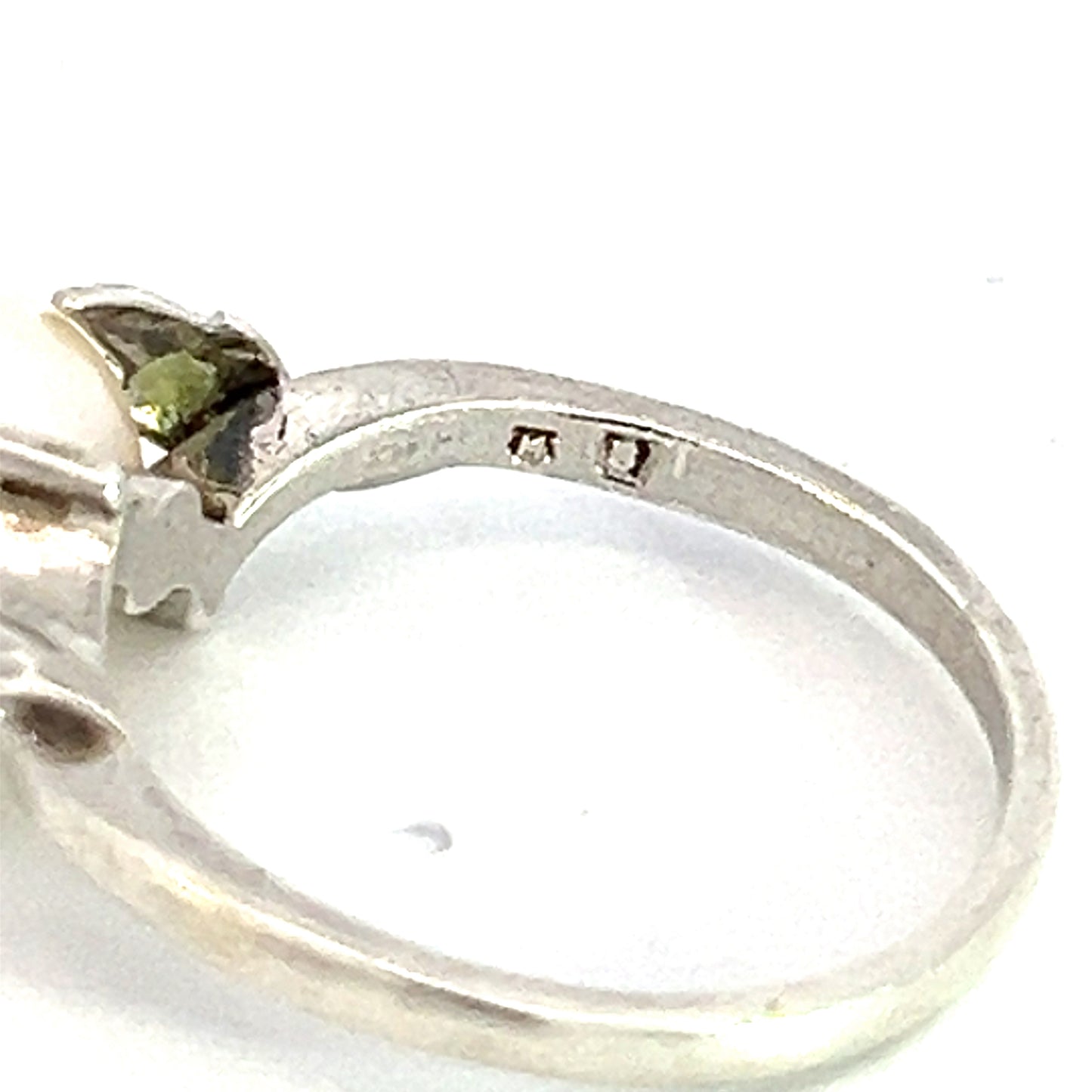 Mikimoto Estate Akoya Pearl Ring 7 Silver 7.85 mm M339