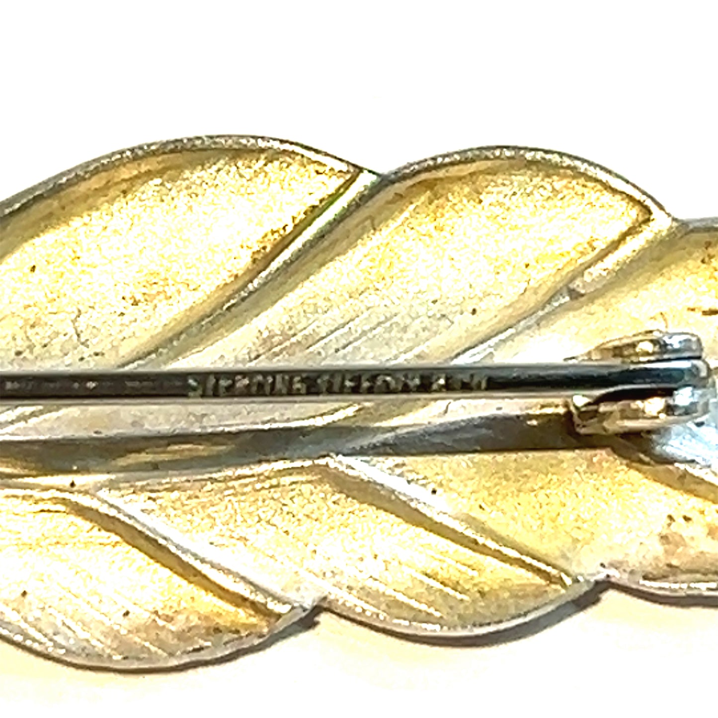 Tiffany & Co Estate Leaf Brooch Pin Sterling Silver TIF534 - Certified Fine Jewelry